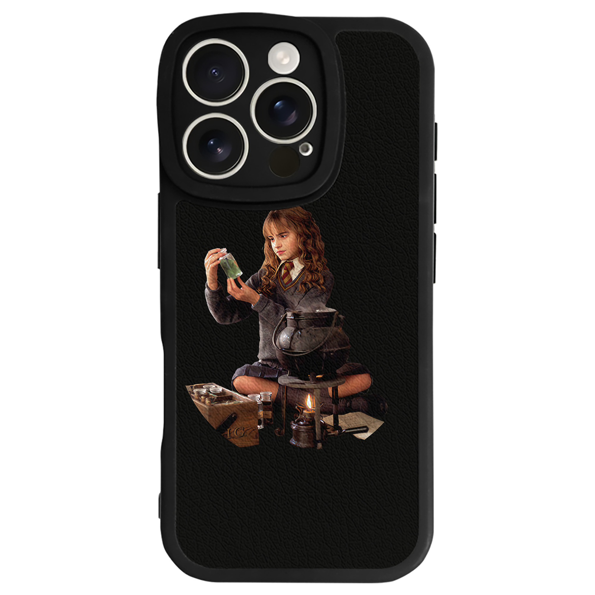 （画像用） Harry Potter ハリー・ポッターシリーズ 【iPhone 16シリーズ対応】シリコンスマホケース（レザー調） 材質：シリコン